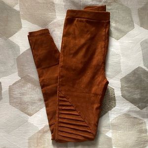 💥SOLD ON EBAY💥 Suede Moto Leggings - S